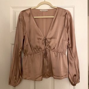 NWOT Abercrombie & Fitch Silk Blouse